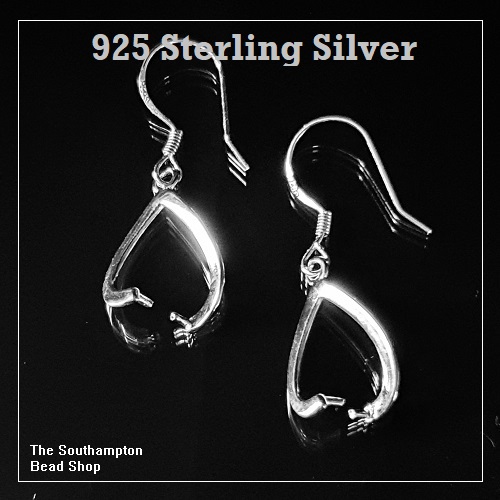925 Silver Wishbone Earring ''Add a Bead''